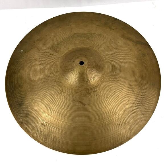 VTG Zildjian 18" Avedis Turkish Bronze Cymbal USA Genuine 1831g 1960's 3 Dots - Picture 1 of 16